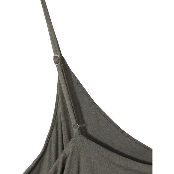 Lulus Maxi Dress Womens S Olive Green Sleeveless Adjustable Straps‎ Long Stretch - Picture 7 of 12